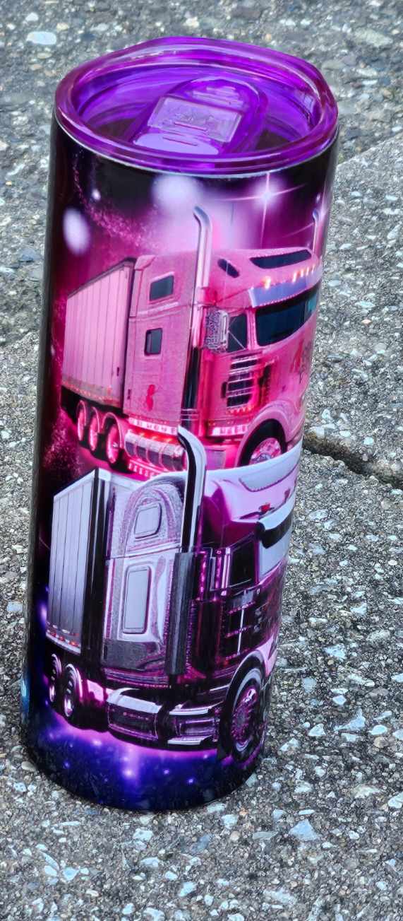 TRUCKER LADIES HANGING OUT (Personalized) 20oz Stainless Steel Tumbler