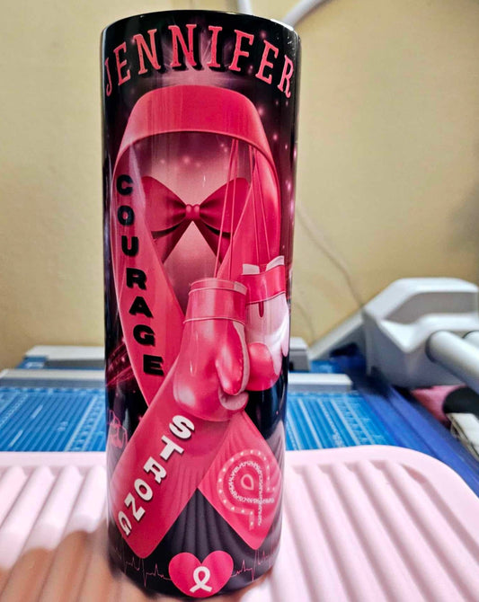 BREAST CANCER (Personalized) 20oz Tumbler
