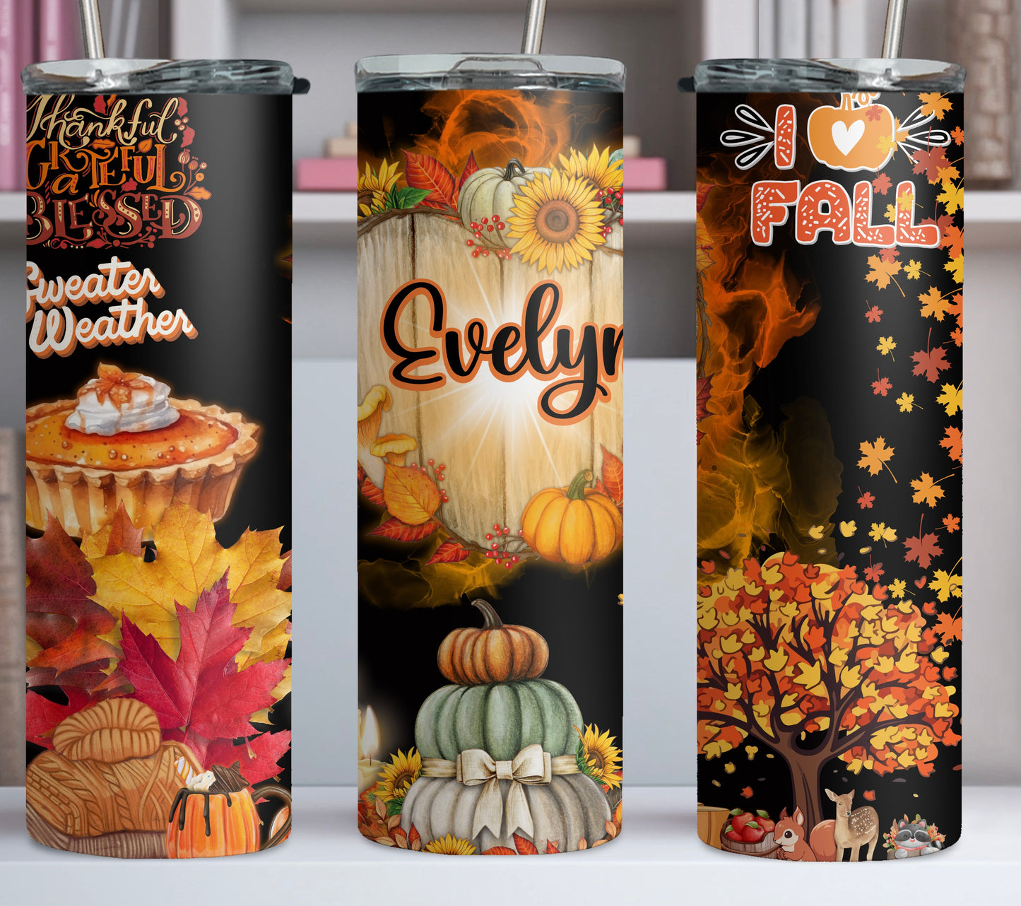 FALL BLESSINGS (Personalized) 20oz Tumbler