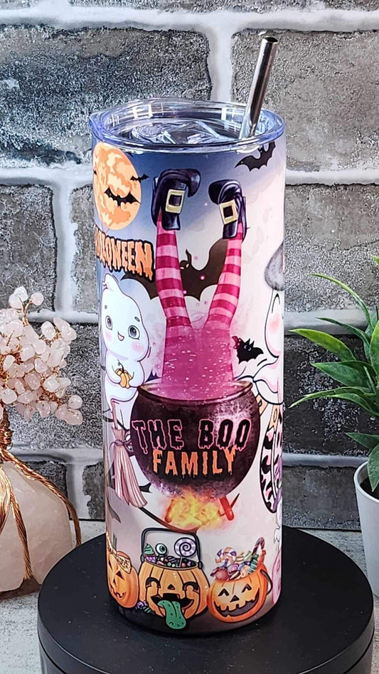 BOO FAMILY HALLOWEEN 20oz Tumbler (Not Personalized)