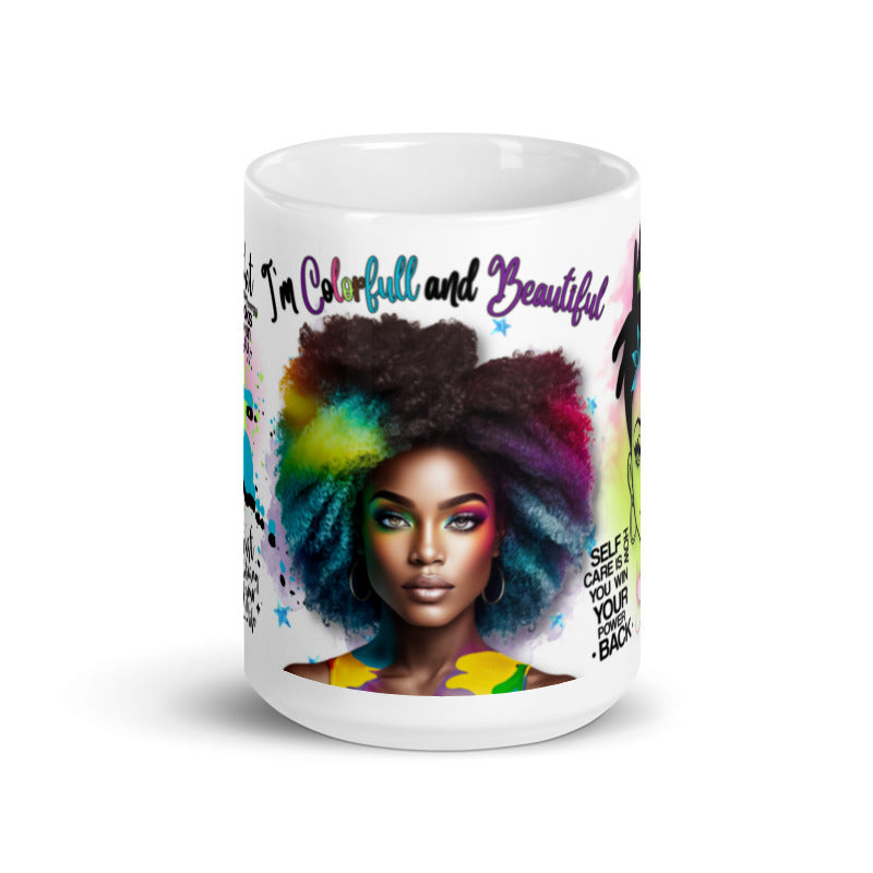 COLORFULL AND BEAUTIFUL (Personalized) 15oz Coffee mug